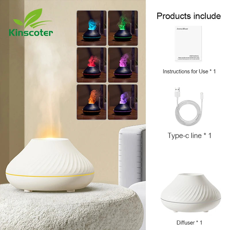 130ml Volcanic Aroma Diffuser with Light
