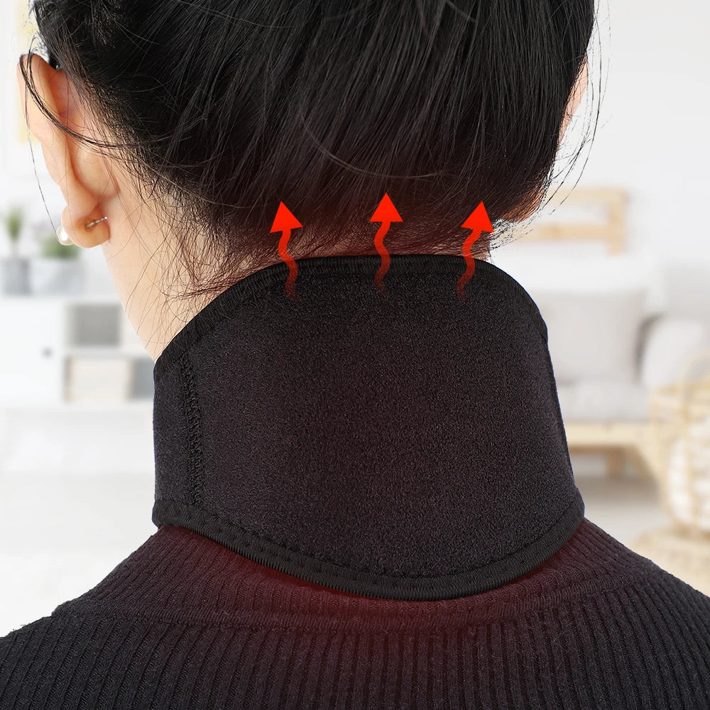 Magnetic Self-Heating Neck Support Belt