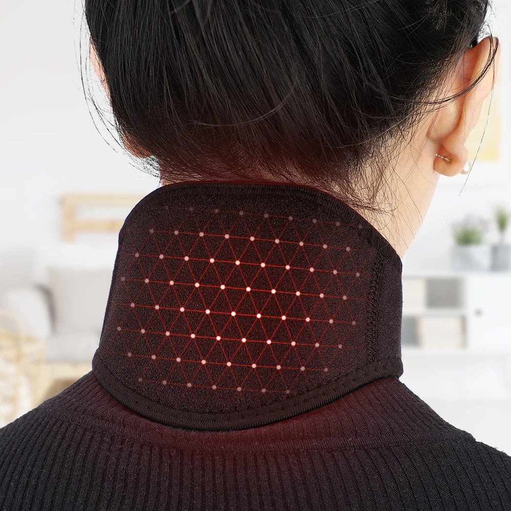 Magnetic Self-Heating Neck Support Belt