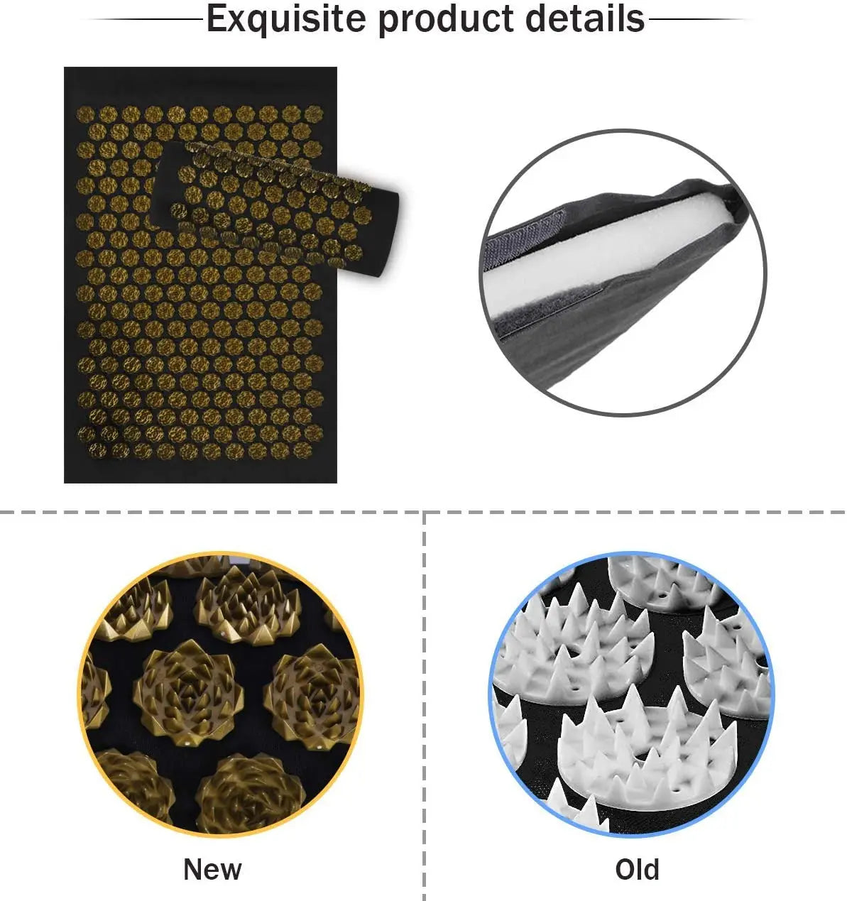 Shiatsu Acupressure Mat for Pain Relief