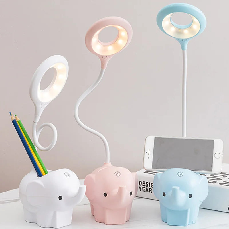 Cute Elephant LED Desk Lamp