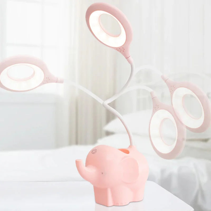 Cute Elephant LED Desk Lamp