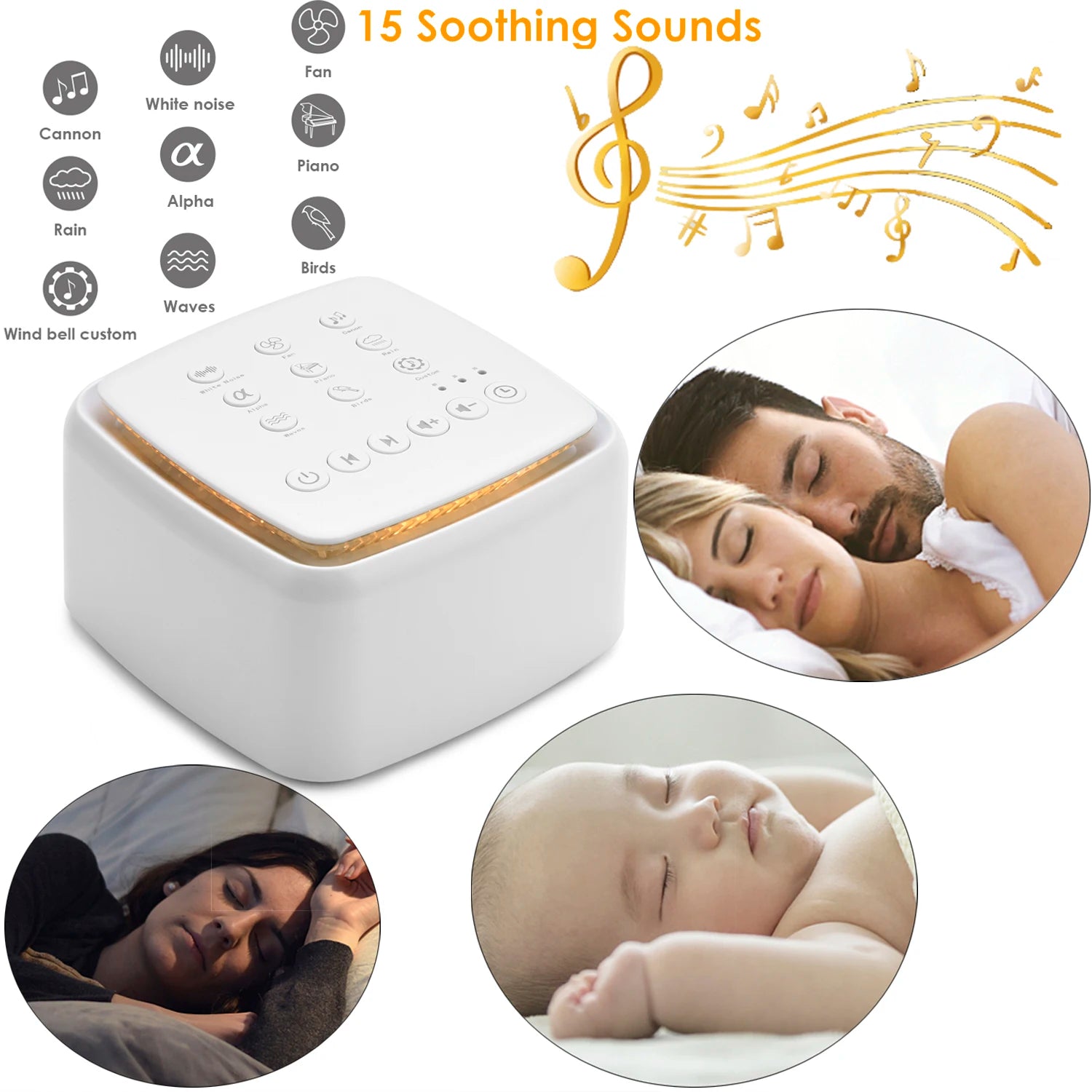 Rechargeable White Noise Sleep Machine