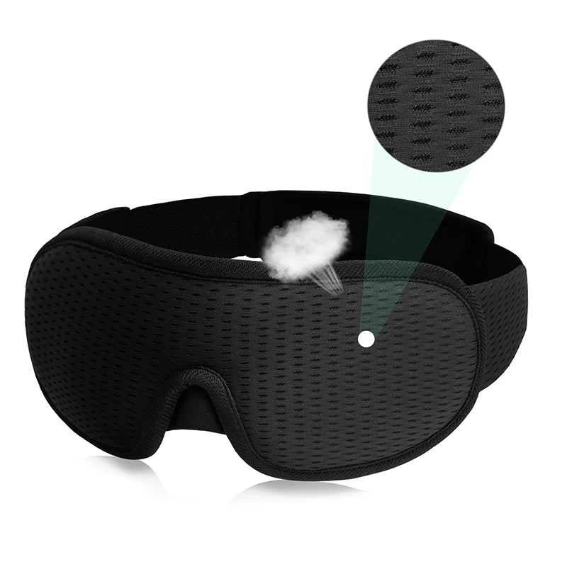 3D Sleep Mask – Light Blocking Eye Cover
