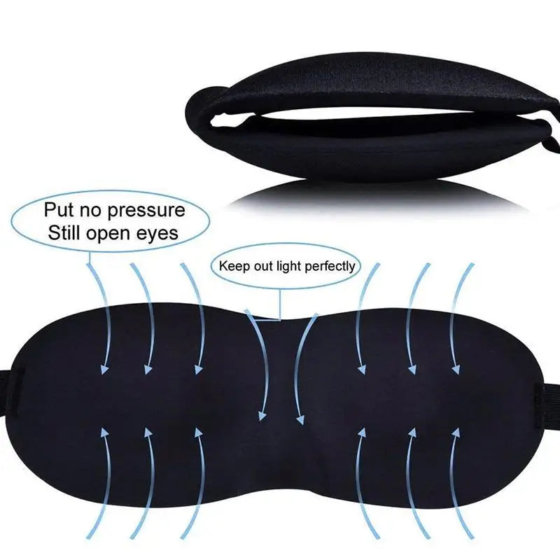 3D Eye Mask – Soft Light Blocking Sleep Mask