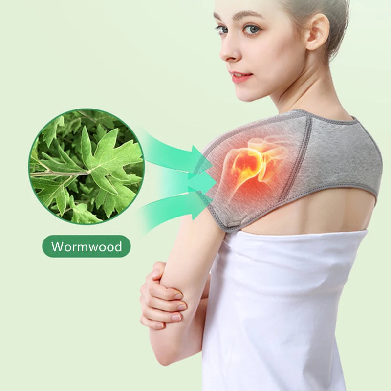 Self-Heating Wormwood Shoulder Brace