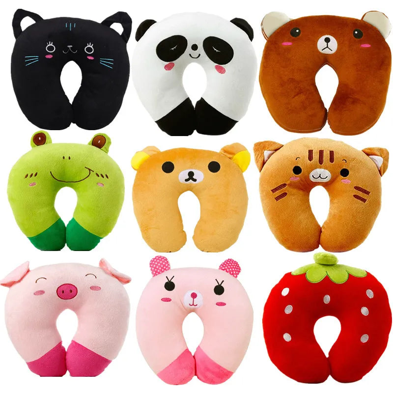 Soft Plush U-Shaped Travel Neck Pillow