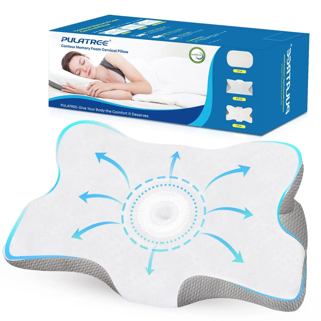 Pulatree Orthopedic Memory Foam Pillow