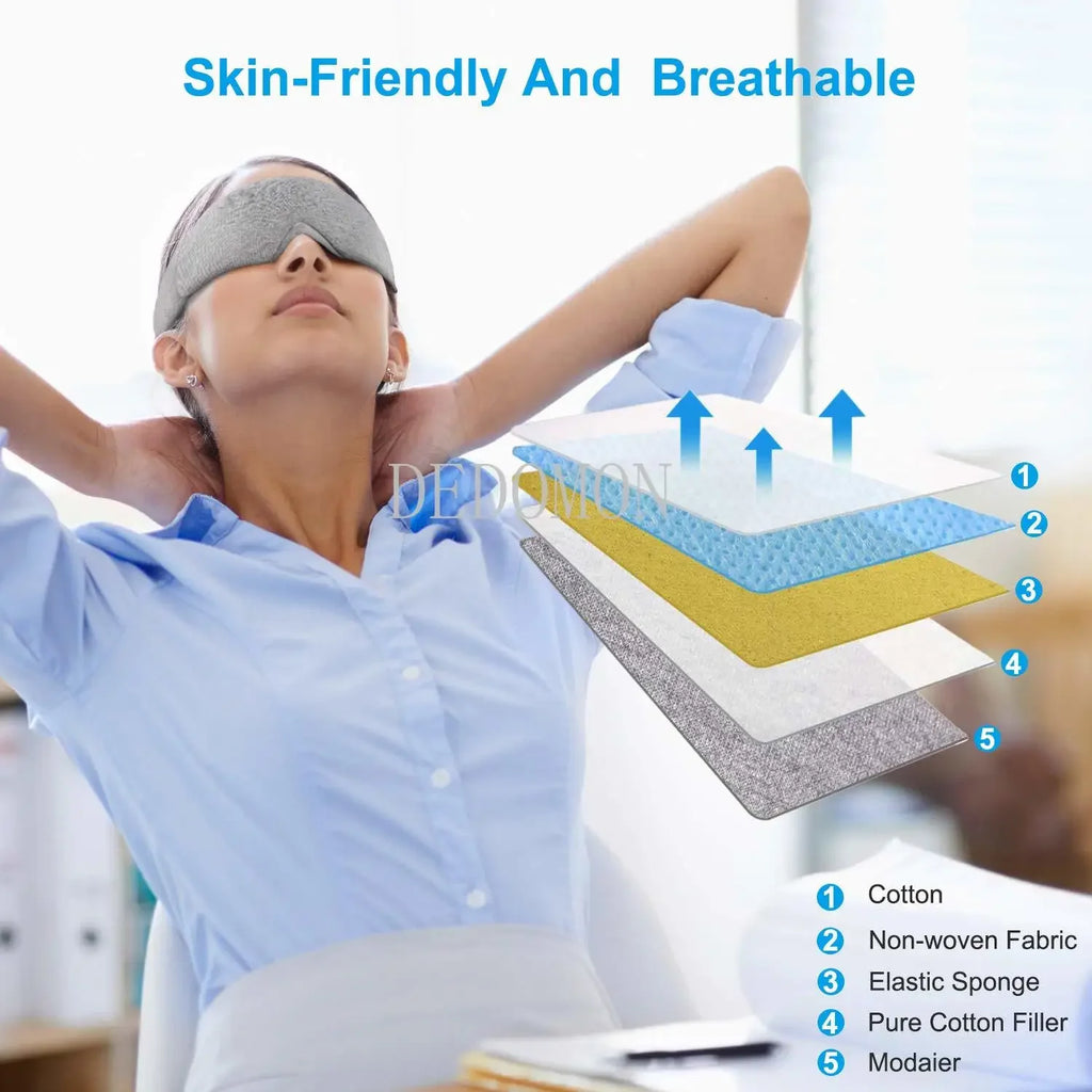 Cotton Sleep Mask – Eye Cover & Blindfold