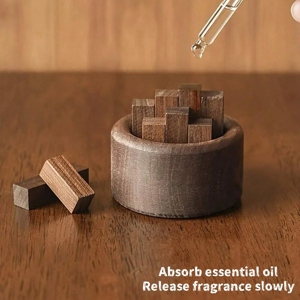 Wooden Essential Oil Diffuser Set