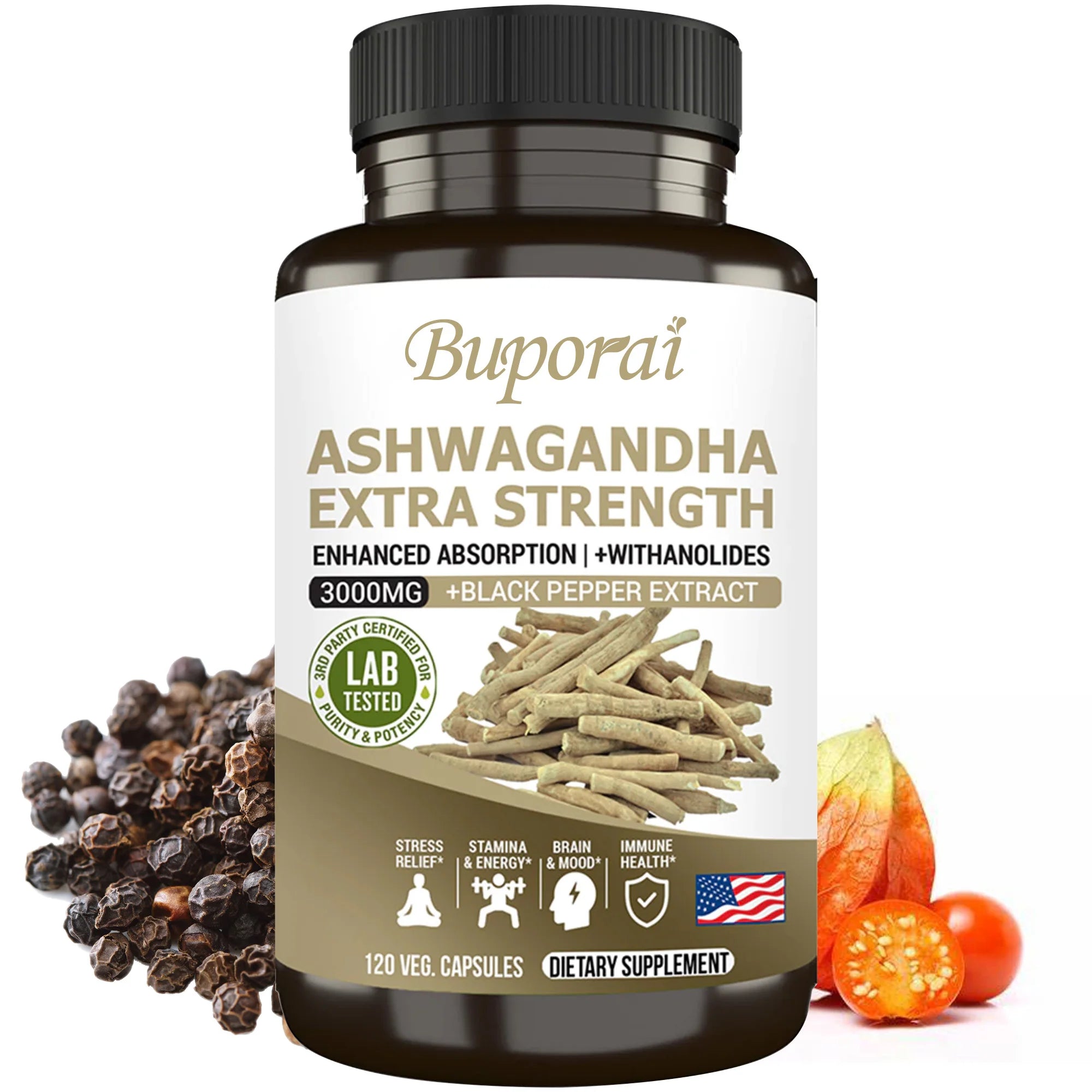 Ashwagandha Capsules – Focus & Stress Relief