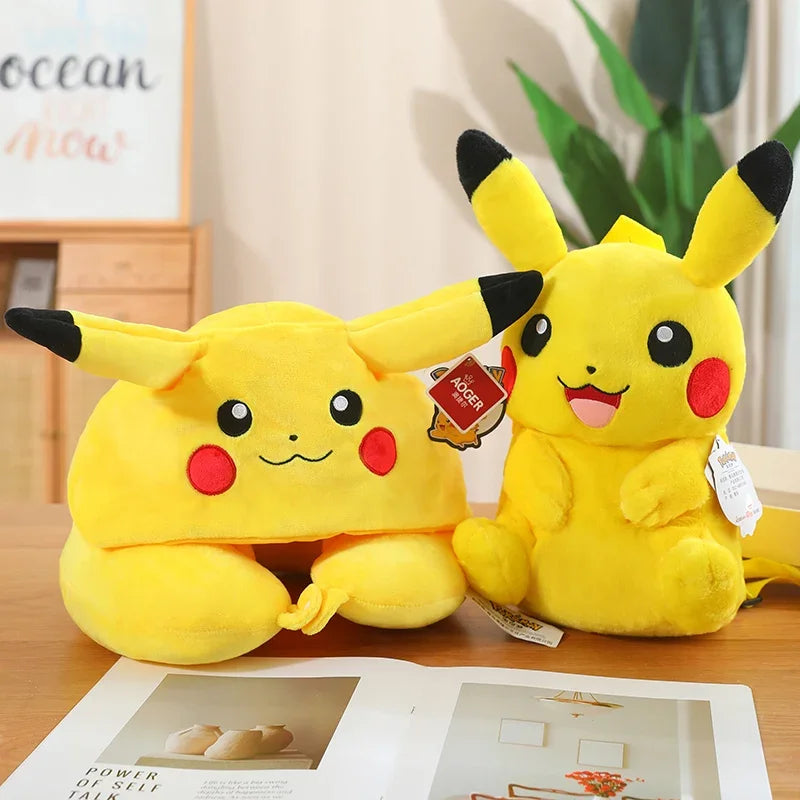 Pikachu Hooded U-Shaped Travel Neck Pillow