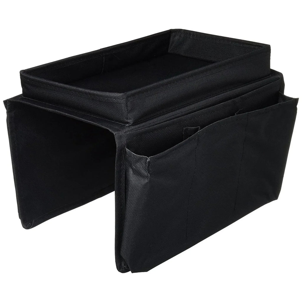 Oxford Cloth Sofa Armrest Organizer with Tray