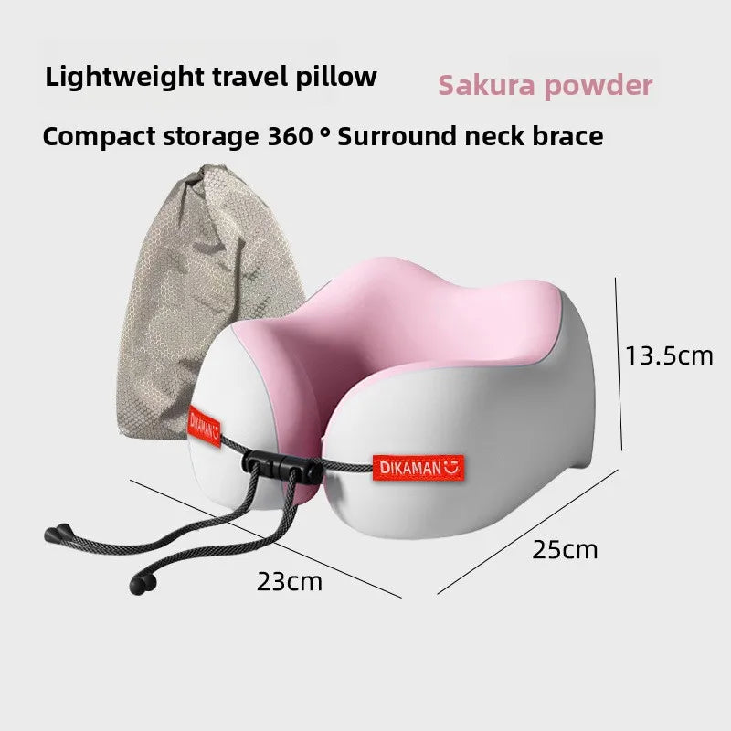 Portable Memory Foam U-Shaped Travel Pillow