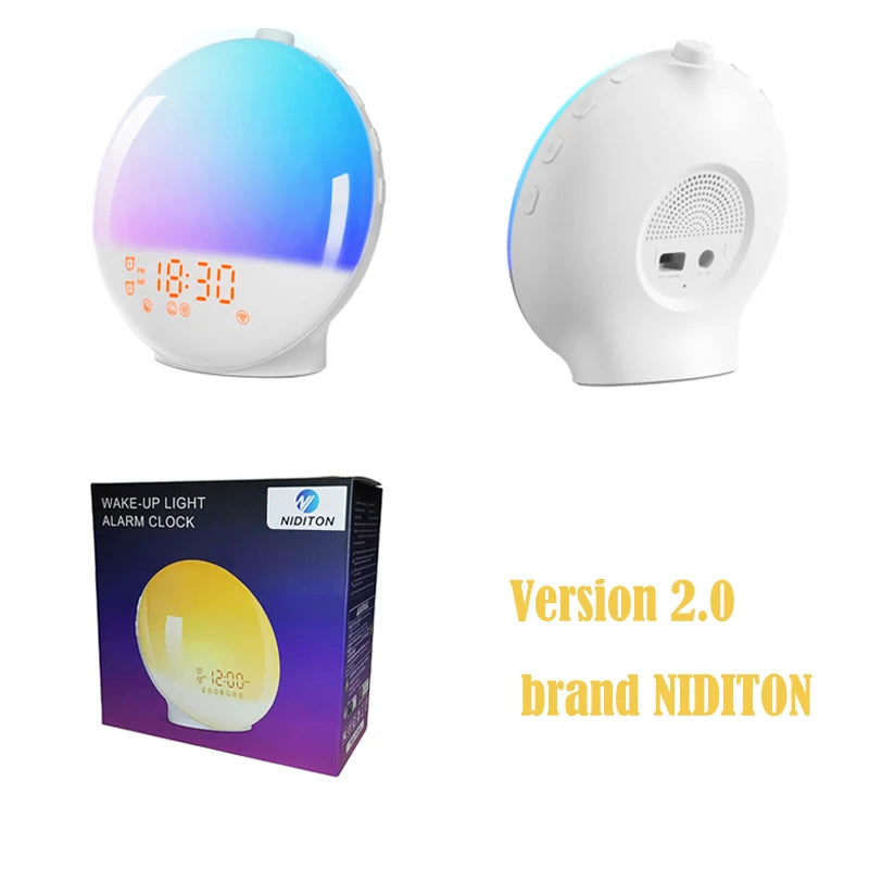 Sunrise Alarm Clock with FM & Night Light