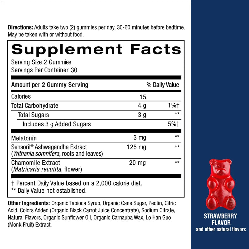 Relax & Sleep Supplement with Melatonin & Ashwagandha