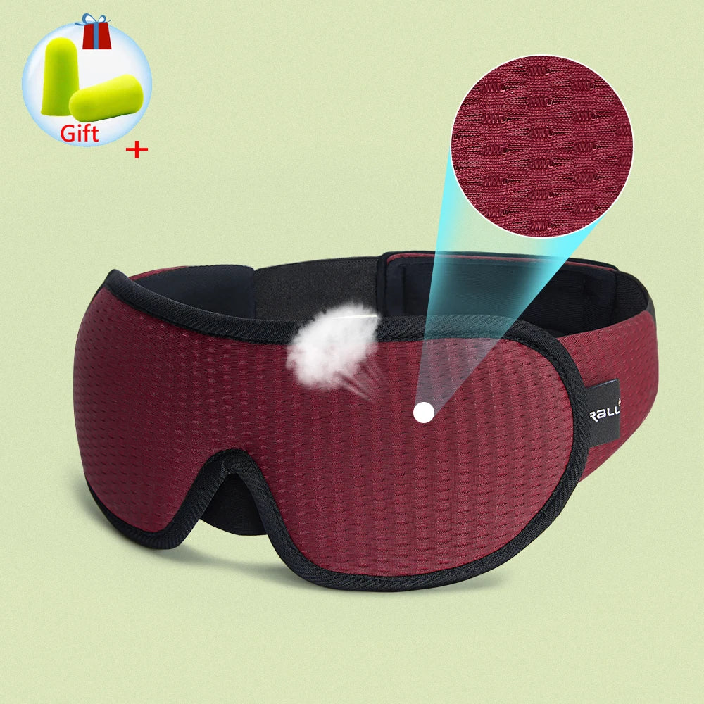 3D Sleep Mask – 100% Blackout Eye Cover