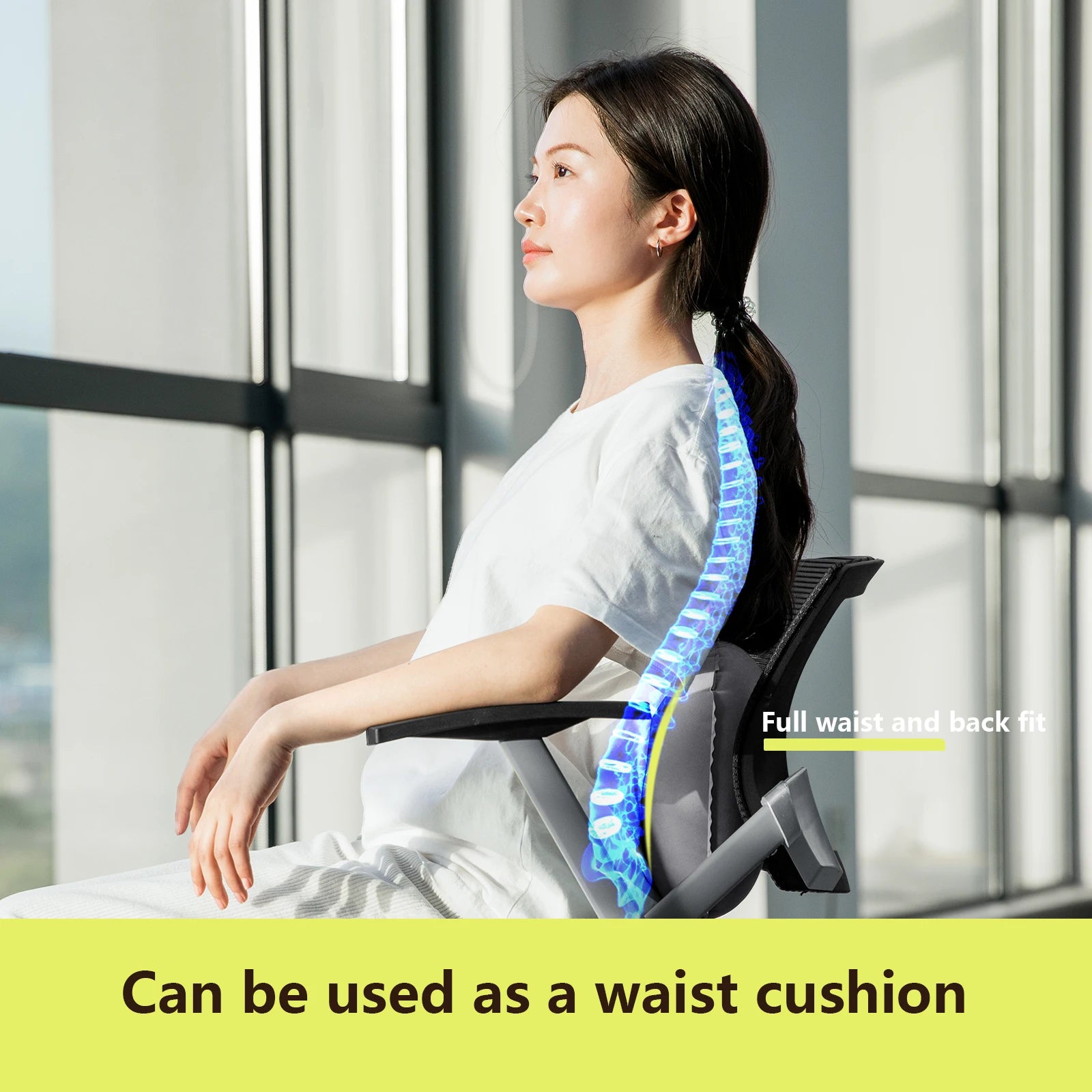 BISINNA Inflatable U-Shaped Travel Pillow