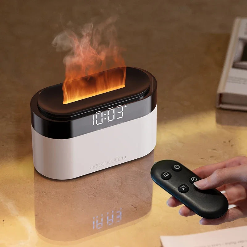 Remote Control Flame Aroma Humidifier