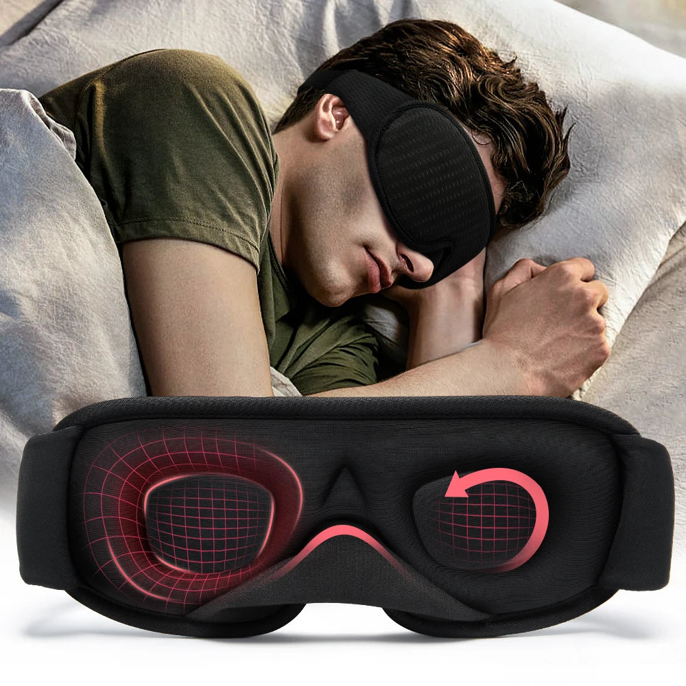 3D Contour Sleep Mask for Travel & Night