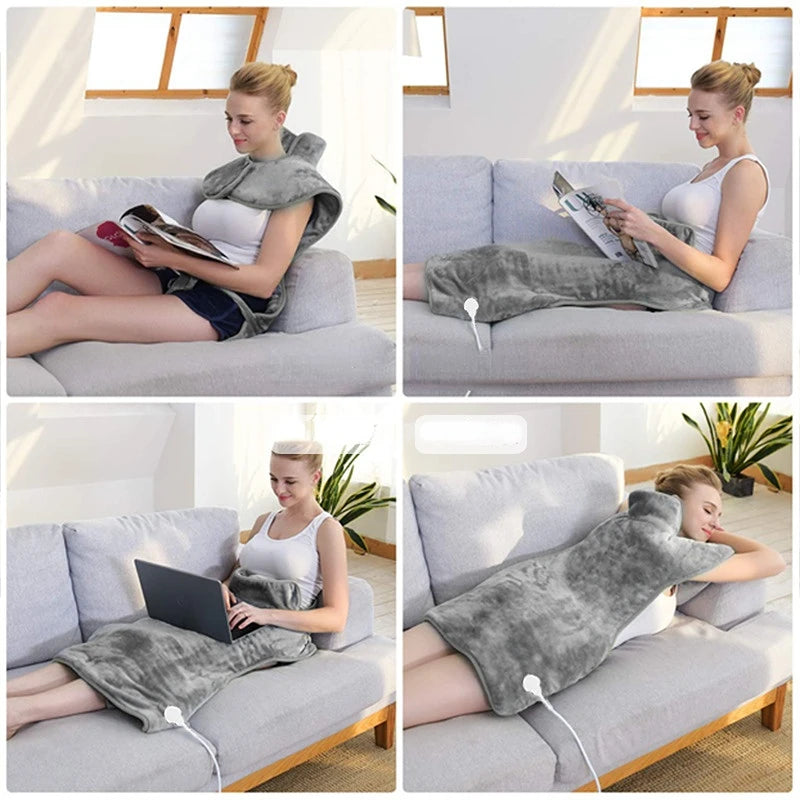 Electric Heating Shawl for Neck & Back