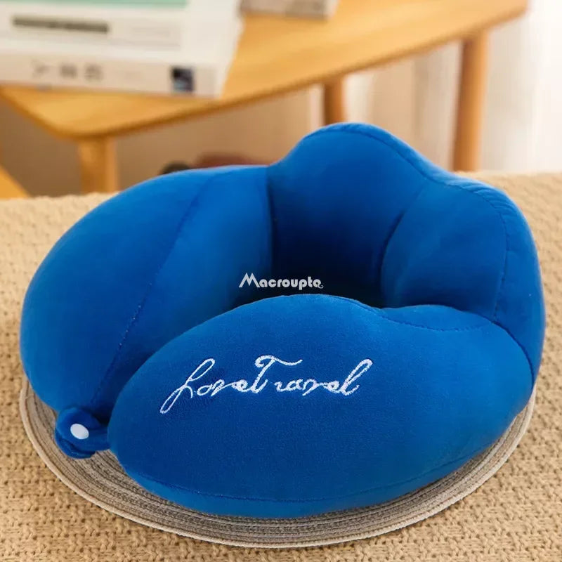 U-Shaped Travel Neck Pillow with PP Cotton