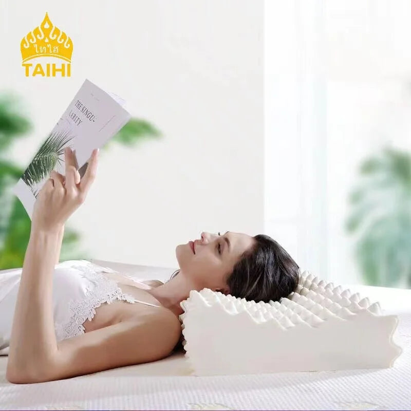 TAIHI Latex Orthopedic Neck Pillow