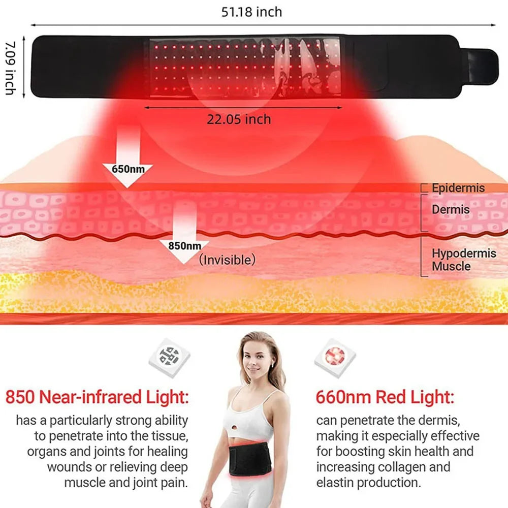 Red & Infrared Slimming Therapy Belt
