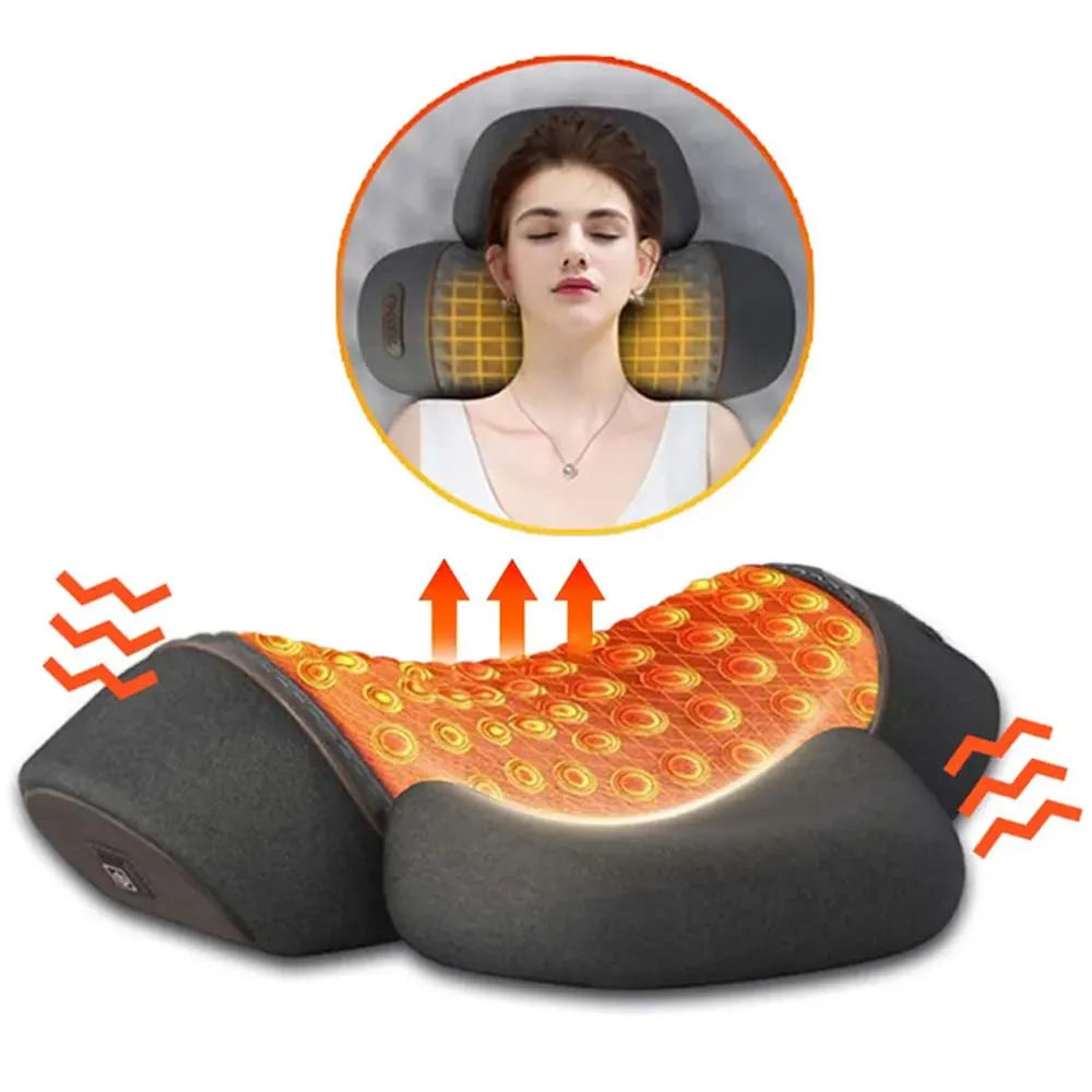 Electric Heating Neck Massage Pillow