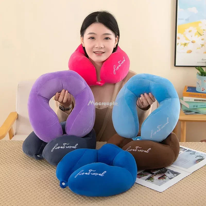 U-Shaped Travel Neck Pillow with PP Cotton