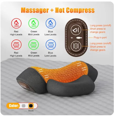 Electric Neck Massager Pillow with Heating