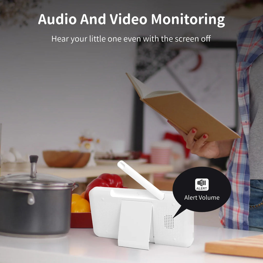 WiFi Baby Monitor 5" HD Video & App Control
