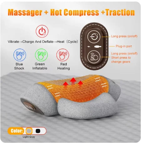 Electric Neck Massager Pillow with Heating