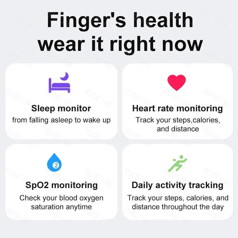 Qring R08 Smart Ring Health Tracker 2025