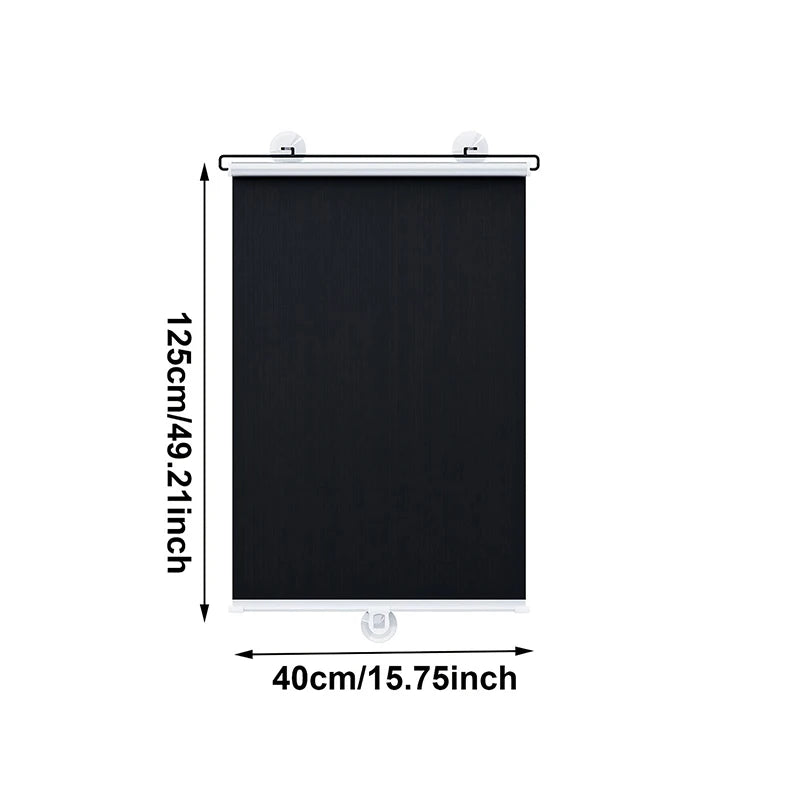 No-Drill Blackout Roller Blind – Window Shade