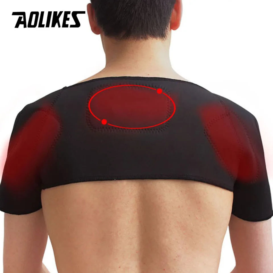 Self-Heating Tourmaline Shoulder Brace