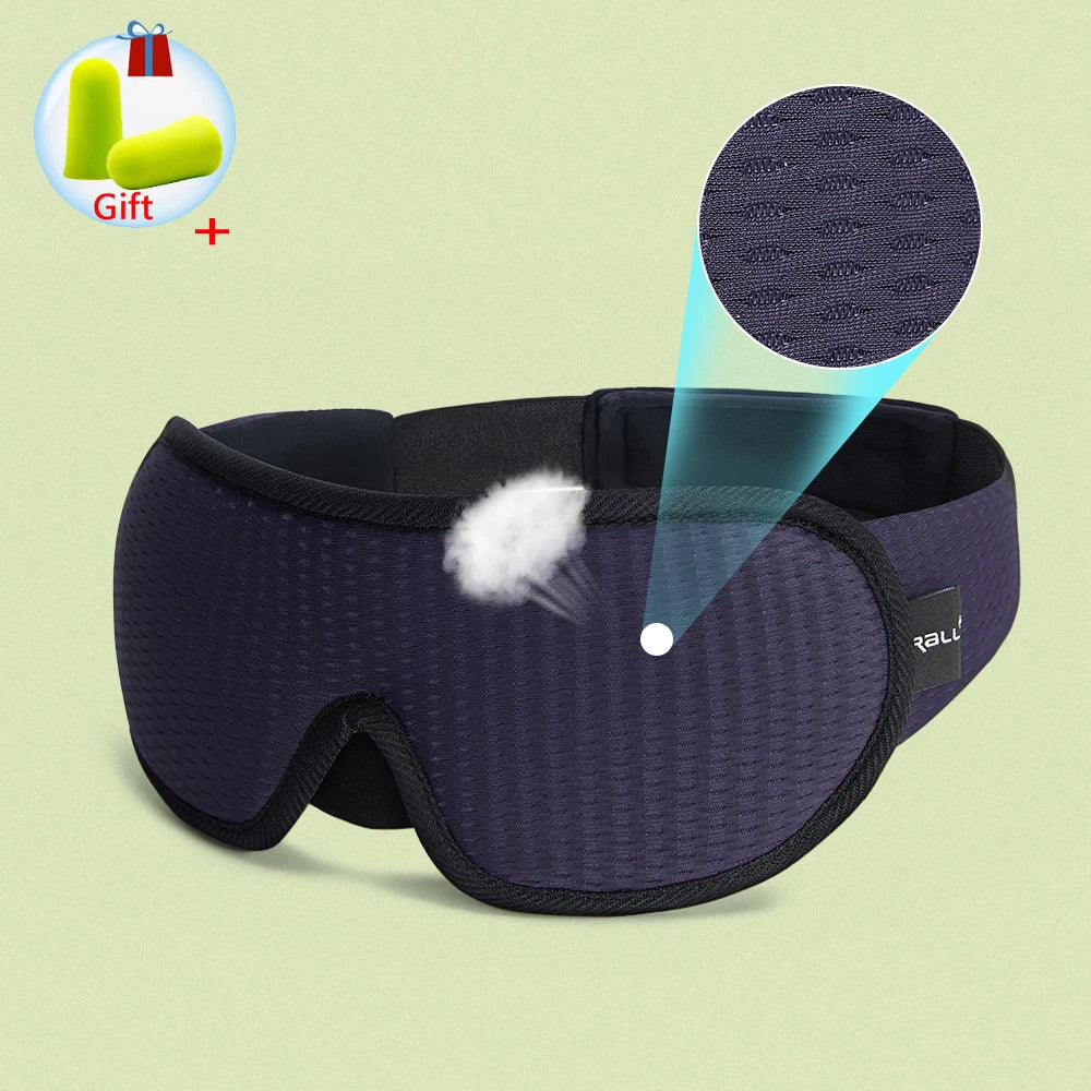 3D Sleep Mask – 100% Blackout Eye Cover