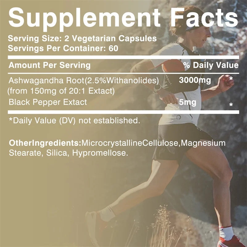 Ashwagandha Capsules – Focus & Stress Relief