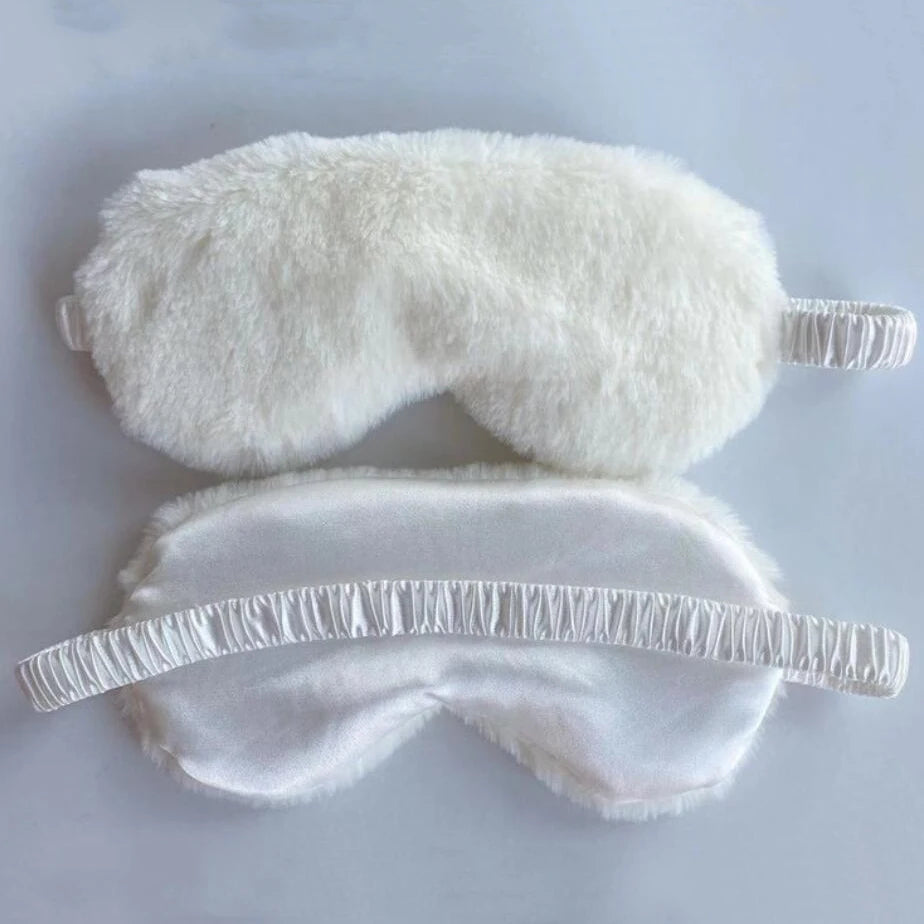 Cute Plush Sleeping Mask – Soft Eye Cover