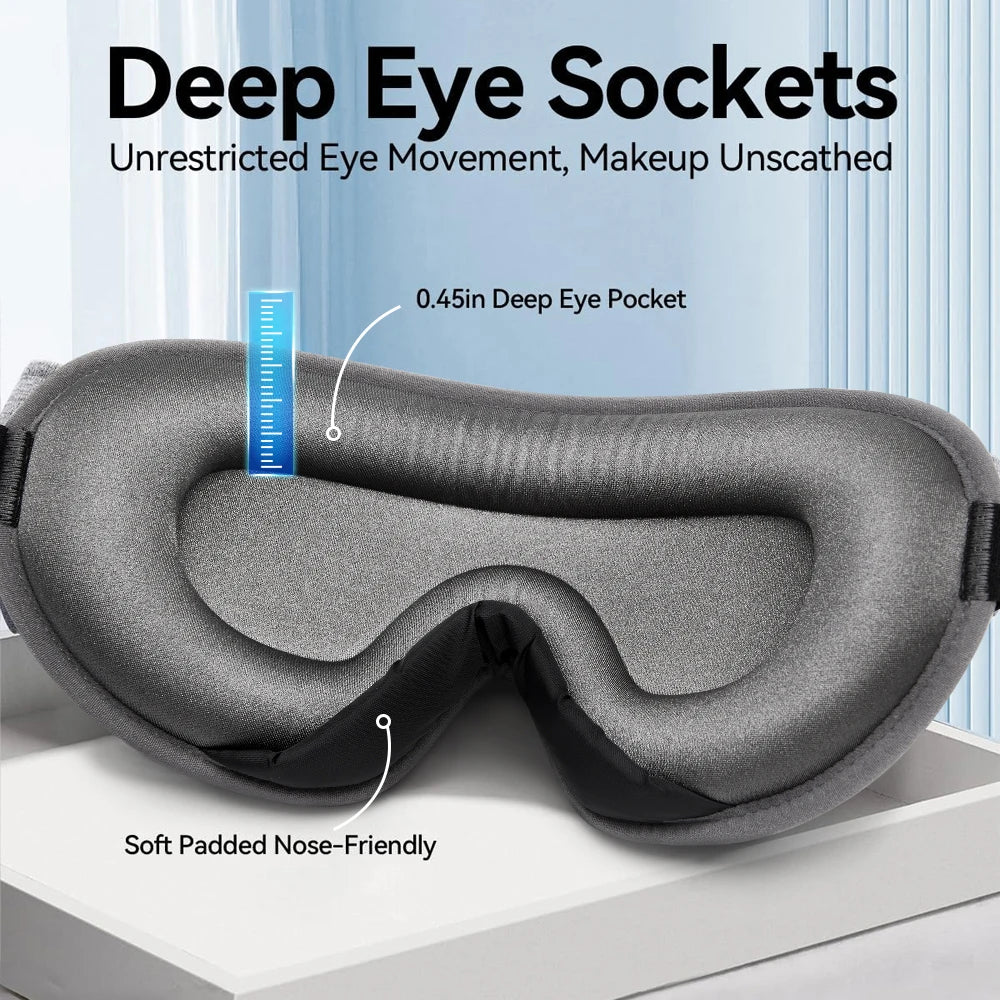 3D Soft Sleep Mask – Light Blocking