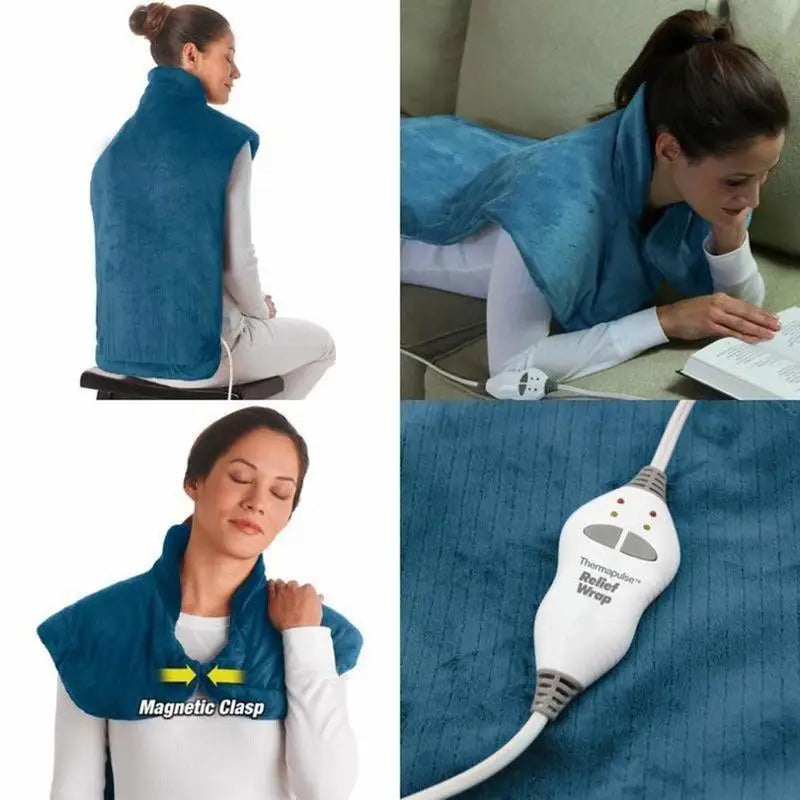 Flannel Heating Wrap for Neck & Back
