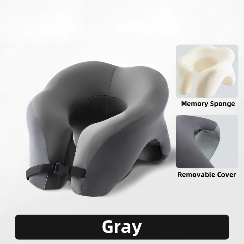 Portable Memory Foam U-Shaped Travel Pillow