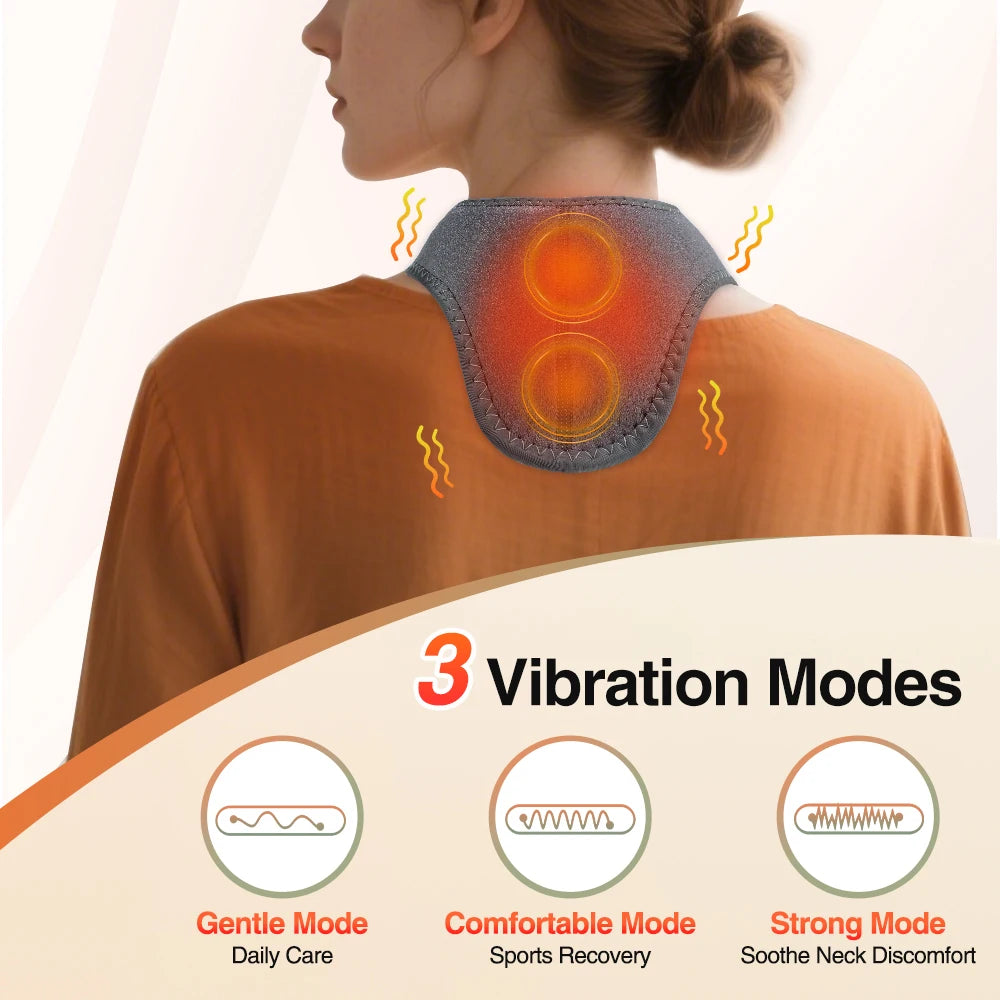 Cordless Heated Neck Massager Wrap