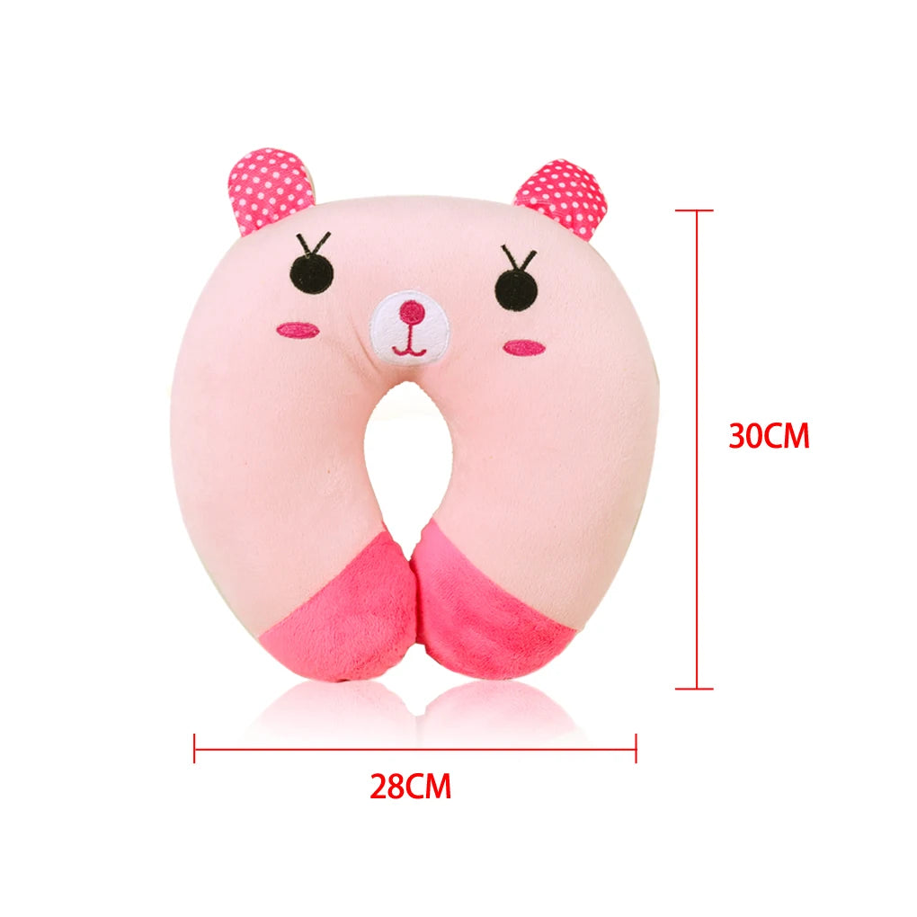 Soft Plush U-Shaped Travel Neck Pillow