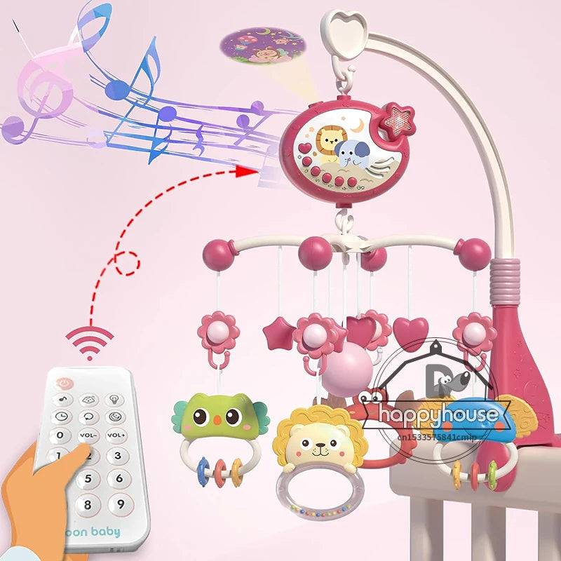 Musical Baby Crib Mobile with Lights & Music