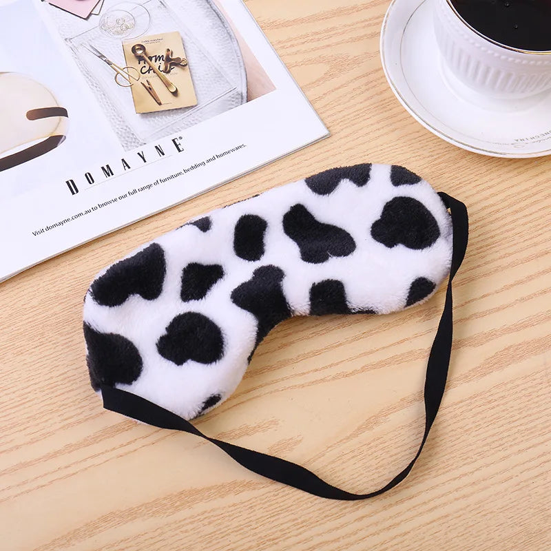 Cute Plush Sleeping Mask – Soft Eye Cover