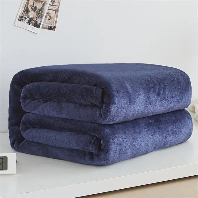 Coral Fleece Lightweight Throw Blanket