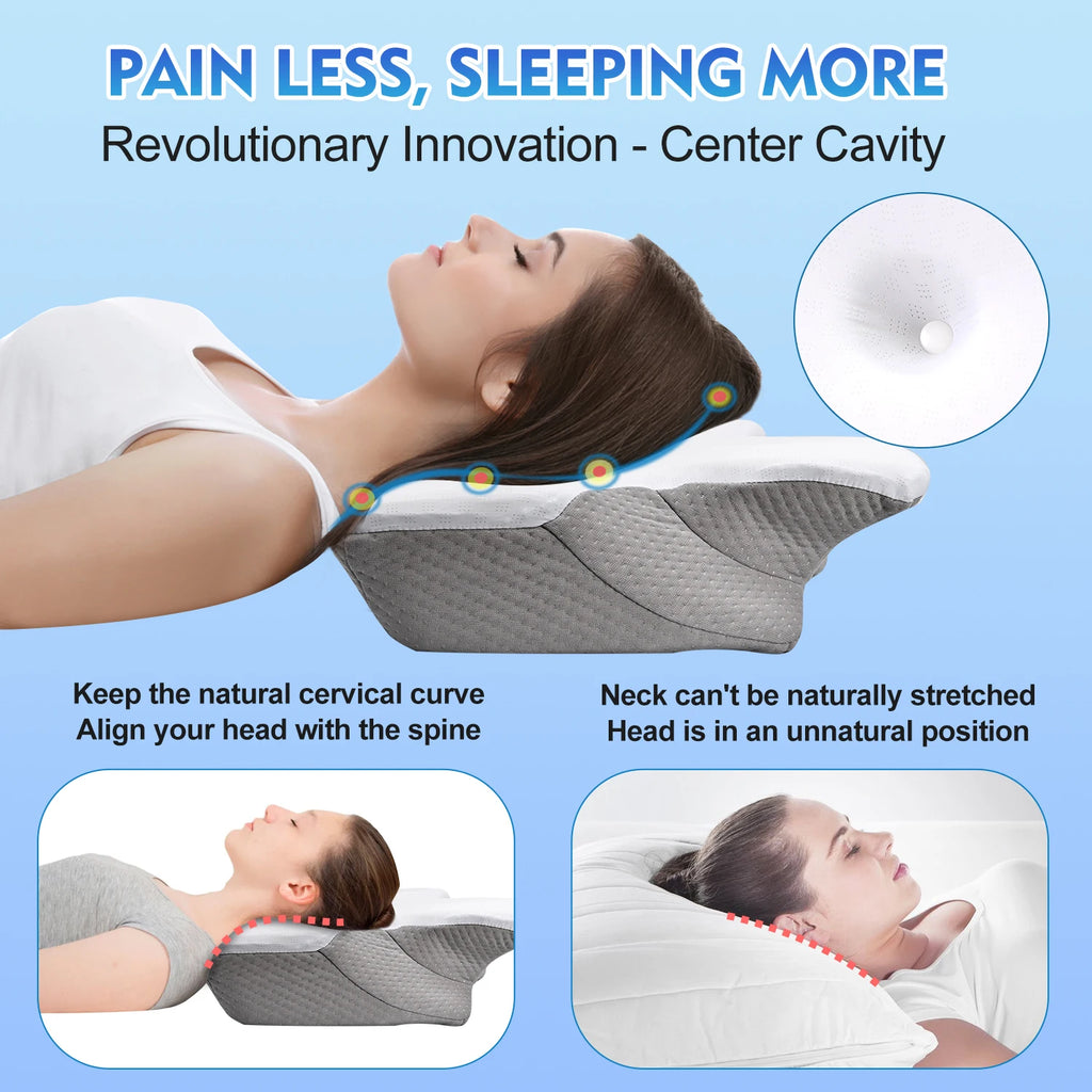 Pulatree Orthopedic Memory Foam Pillow