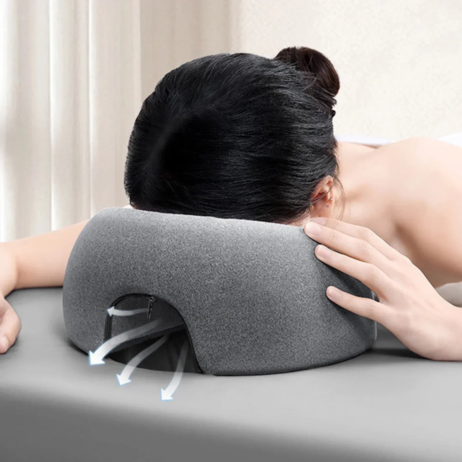 Ergonomic Memory Foam Beauty Salon Pillow