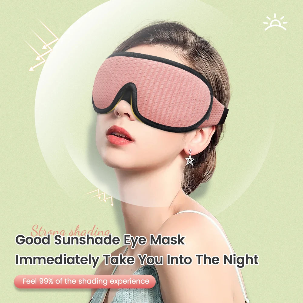 3D Sleep Mask – 100% Blackout Eye Cover